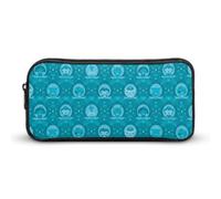 YINGD The Octonauts Pencil Case Student Pen Bag Storage Organizer Pencil Case Stationery Bag Office Supplies for Kids and Adult