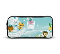 YINGD The Octonauts Pencil Case Student Pen Bag Storage Organizer Pencil Case Stationery Bag Office Supplies for Kids and Adult