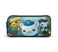 YINGD The Octonauts Poster Pencil Case Student Pen Bag Storage Organizer Pencil Case Stationery Bag Office Supplies for Kids and Adult