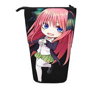 YINGD The Quintessential Quintuplets Nakano Nino Pen Case Expandable Peanuts Organizer Bags Retractable Pen Case Cute Large Capacity Boy Girl Stationery Pouch Lightweight for S