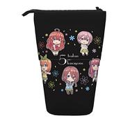 YINGD The Quintessential Quintuplets Pencil Case Expandable Peanuts Organizer Bags Retractable Pen Case Cute Large Capacity Boy Girl Stationery Pouch Lightweight for School Off