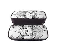 YINGD The Quintessential Quintuplets Pencil Case Stationery Storage Makeup Pouch for Kids Students Unisex PU Leather Stain Resistant Durable Large