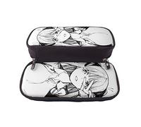 YINGD The Quintessential Quintuplets Pencil Case Stationery Storage Makeup Pouch for Kids Students Unisex PU Leather Stain Resistant Durable Large