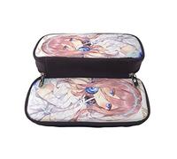 YINGD The Quintessential Quintuplets Pencil Case Stationery Storage Makeup Pouch for Kids Students Unisex PU Leather Stain Resistant Durable Large