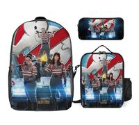 YINGD The Real Ghostbusters Backpack School Visionary Set Forward-Thinking Three Piece Combo