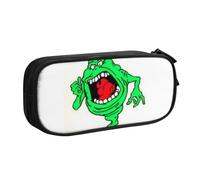 YINGD The Real Ghostbusters Pencil Case Extra Pen Slots Design - 8 Holders for Markers, Pencils, Brushes (Office & School Use)