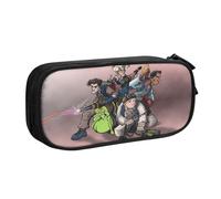 YINGD The Real Ghostbusters Pencil Case for College Students - Multi-Layer Zipper Design, Fits Notebooks, Pens, Calculators