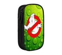 YINGD The Real Ghostbusters Pencil Case for Minimalist Users - Slim Profile with 2 Zipper Pockets & Pen Loops (Water-Resistant)