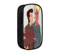 YINGD The Real Ghostbusters Pencil Case for Writers & Journalists - 5 Pen Loops + Note Pad Sleeve (Durable Polyester)