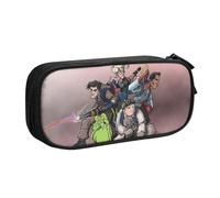 YINGD The Real Ghostbusters Pencil Case Large Capacity Double-Layer Pen Bag School Stationery Pouch Organizer Office Supplies Pencase for Kids Adult