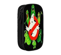 YINGD The Real Ghostbusters Pencil Case Large Capacity Storage - 2 Zipper Pockets for Art Tools, Toiletries, Tech Gadgets