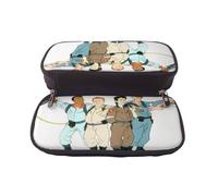 YINGD The Real Ghostbusters Pencil Case Spacious PU Leather Holder with Zipper for Easy Access