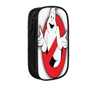 YINGD The Real Ghostbusters Pencil Case with Elastic Band Holder - Secure Pen Storage for Running, Hiking, Commuting (Polyester)