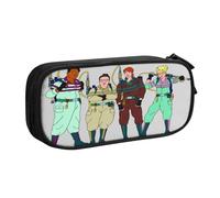 YINGD The Real Ghostbusters Pencil Case with Magnetic Closure - Quick-Access Design for Pens, Sticky Notes, Paper Clips