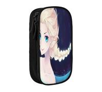 YINGD The Snow Queen Pencil Case for Desk Organization - Compact Oxford Cloth Pouch to Declutter Workspaces, Drawers