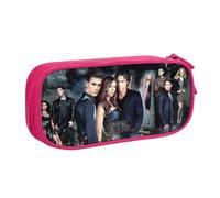 YINGD The Vampire Diaries Pencil Case Large Capacity Doublelayer Pen Bag School Stationery Pouch Pencil case Supplies Pencase ds