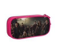 YINGD The Vampire Diaries Seasons Pencil Case Large Capacity Doublelayer Pen Bag School Stationery Pouch Pencil case Supplies Pencase F
