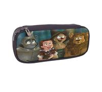 YINGD The Wizard of Oz Pencil Case Durable PU Leather Pen Case with Multi-Pockets for Artists & Students