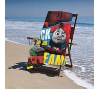YINGD Thomas & Friends Microfiber Beach Towel - Quick Dry, Super Absorbent, Woven Polyester, 250Gsm, Modern Oblong Design for Swimming, Camping, Travel - Machine Washable