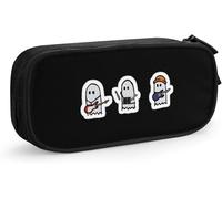 YINGD TI Ju-Lie and The-Phantoms Big Capacity Pencil Case Zipper Large Storage Pens Pouch Bag for Girls Teens Students Art School Office Supplies-Black