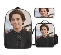 YINGD Timothée Chalamet Backpack Knowledge Space Colony Bookbag with Dome Lunch System