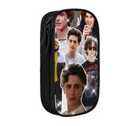 YINGD Timothee Chalamet Pencil Box Multipurpose Pencil Case Cute Pouch Holder Box Game Pen Pouch Bag Organize for Home Office
