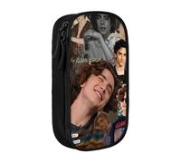 YINGD Timothee Chalamet Pencil Box Multipurpose Pencil Case Cute Pouch Holder Box Game Pen Pouch Bag Organize for Home Office