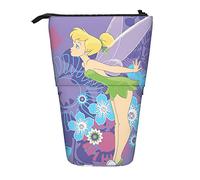 YINGD Tinkerbell Pencil Case Expandable Peanuts Organizer Bags Retractable Cute Large Capacity Boy Girl Stationery Pouch Lightweight for School Office cv159