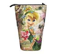 YINGD Tinkerbell Pencil Case Expandable Peanuts Organizer Bags Retractable Cute Large Capacity Boy Girl Stationery Pouch Lightweight for School Office cv181