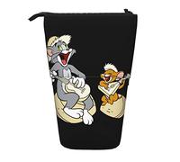 YINGD Tom and Jerry Pencil Case Expandable Peanuts Organizer Bags Retractable Cute Large Capacity Boy Girl Stationery Pouch Lightweight for School Office JI190