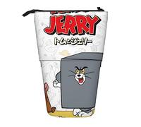 YINGD Tom and Jerry Pencil Case Expandable Peanuts Organizer Bags Retractable Cute Large Capacity Boy Girl Stationery Pouch Lightweight for School Office SH111