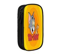 YINGD Tom Cat Jerry Pencil Box Multipurpose Pencil Case Cute Pouch Holder Box Game Pen Pouch Bag Organize for Home Office