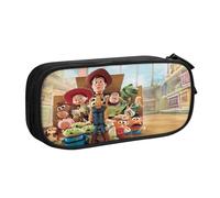 YINGD Toy Story Pencil Case for Desk Organization - Compact Oxford Cloth Pouch to Declutter Workspaces, Drawers