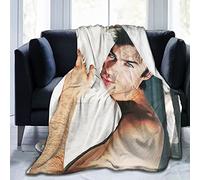 YINGD Ultra Soft Blanket Ian Somerhalder Throw Blanket Fluffy and Warm Anti Static Single Blanket Washable Throw Blankets 150x125cm