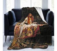YINGD Ultra Soft Blanket The Lady Of Shallot Super Soft Microblanket Soft Washable for Sofa Bed 100x125cm