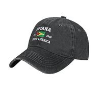 YINGD Unisex Baseball Cap Guyana Guyanese Flag Adjustable Baseball Cap Breathable Sun Hat for Adult Women and Men