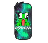 YINGD Unspeakable Big Capacity Pencil Case, Large Storage Pencil Pouch Pen Case Bag with Zipper, Pencil Case for School College Student Office Supplies Girl