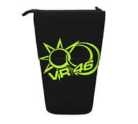 YINGD Valentino Rossi Pencil Case Expandable Peanuts Pencil Case Retractable Pen Case Cute Large Capacity Boy Girl Stationery Pouch Lightweight for School Office f61