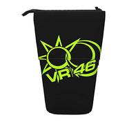 YINGD Valentino Rossi Pencil Case Expandable Peanuts Pencil Case Retractable Pen Case Cute Large Capacity Boy Girl Stationery Pouch Lightweight for School Office cv199