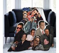 YINGD Vince Vaughn Posters Photo Throw Blanket Room Decor Warm Lightweight Fluffy Soft Plush Blankets Gifts for Women Men All Season 125CM X 100CM