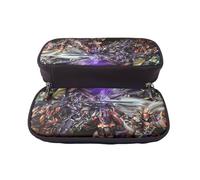 YINGD War of The Robots Pencil Case Compact Travel-Friendly Leather Pouch for Writing Tools & Beauty Items