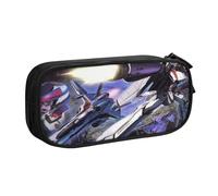 YINGD War of The Robots Pencil Case for Artists on The Go - Water-Resistant Oxford Cloth with Brush Loops & Pen Slots