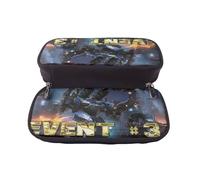 YINGD War of The Robots Pencil Case Travel-Ready Leather Pen Case for Easy Carry & Protection