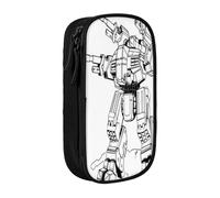 YINGD War of The Robots Pencil Case Water-Resistant Organizer - Durable Polyester for Pens, Makeup, Travel Essentials (Portable)