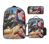 YINGD Watchmen The Animated Series Backpack Academic Prodigy Set High Performance School Three Piece Combo
