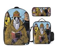 YINGD Watchmen The Animated Series Backpack School Cosmic Set Three Piece Galactic Combo