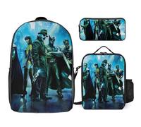 YINGD Watchmen The Animated Series Backpack School Solar Set Three Piece Space Combo