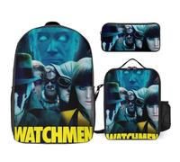 YINGD Watchmen The Animated Series Backpack Study Satellite System Orbiting Bookbag with Launch Lunch
