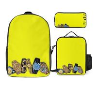 YINGD Watchmen The Animated Series Backpack Study Wizard System Magical Bookbag with Enchanted Lunch Kit