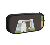 YINGD We Bare Bears Season Pencil Case Eco-Friendly Travel Bag - Waterproof Oxford Cloth for Artists, Students, Makeup Lovers
